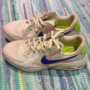 Nike Air Max Sneakers in Cream and Blue